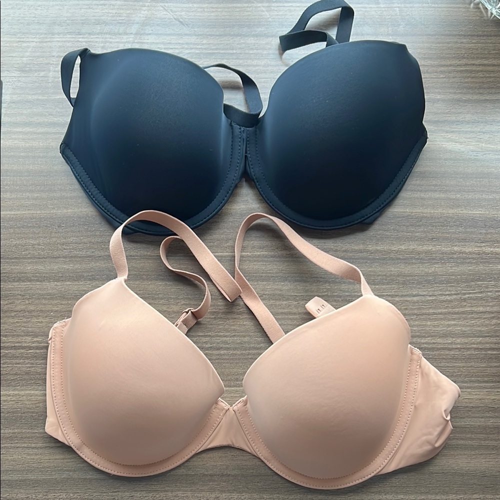Women's Black and Tan Intimates Set